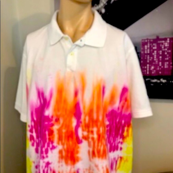 Other - Custom Tie -Dye Polo Shirt